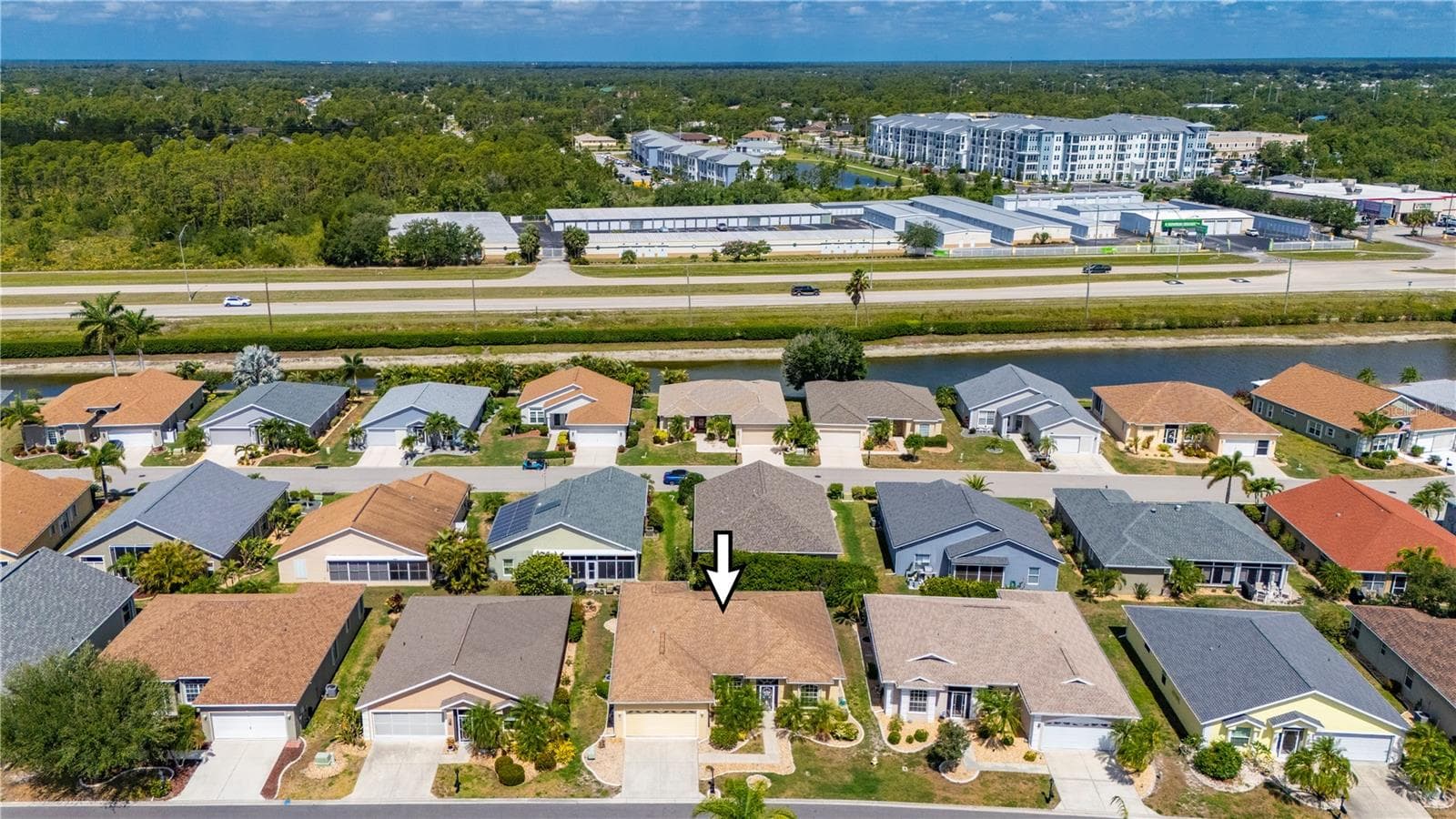 Aerial of neighborhood - 1637 PALACE CT, PORT CHARLOTTE