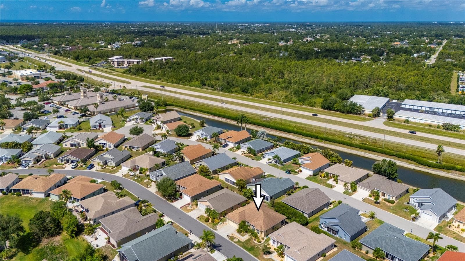 Aerial of neighborhood - 1637 PALACE CT, PORT CHARLOTTE