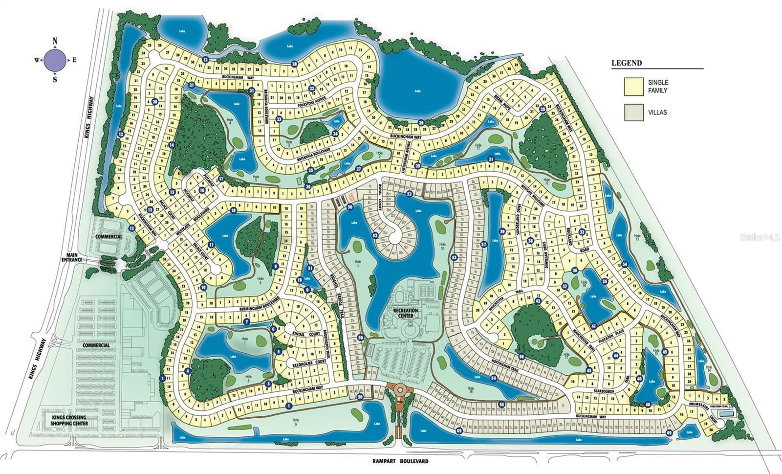 Map of Kings Gate - 1637 PALACE CT, PORT CHARLOTTE