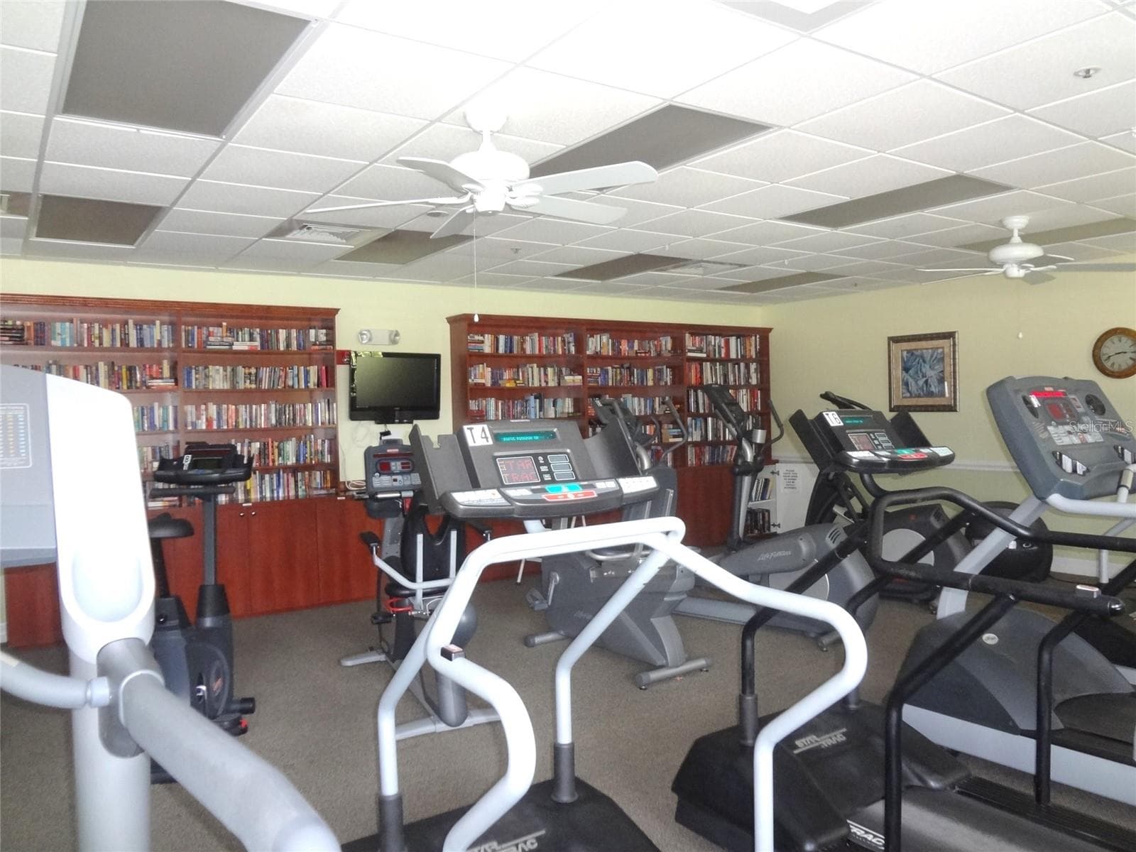 2nd fitness room & library - 1637 PALACE CT, PORT CHARLOTTE