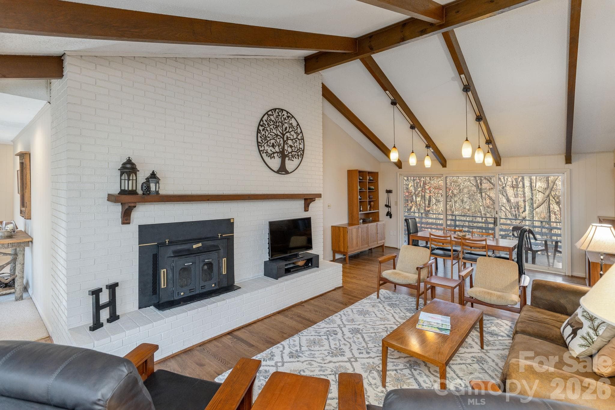 Living Room - 250 Butternut Lane, Brevard