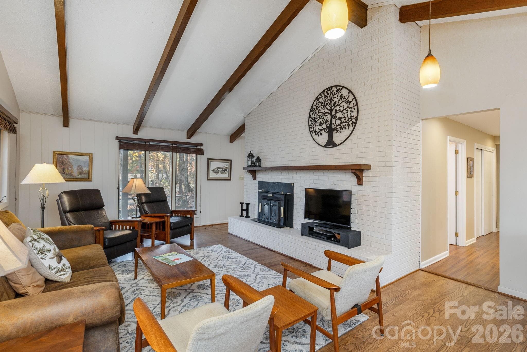 Living Room - 250 Butternut Lane, Brevard