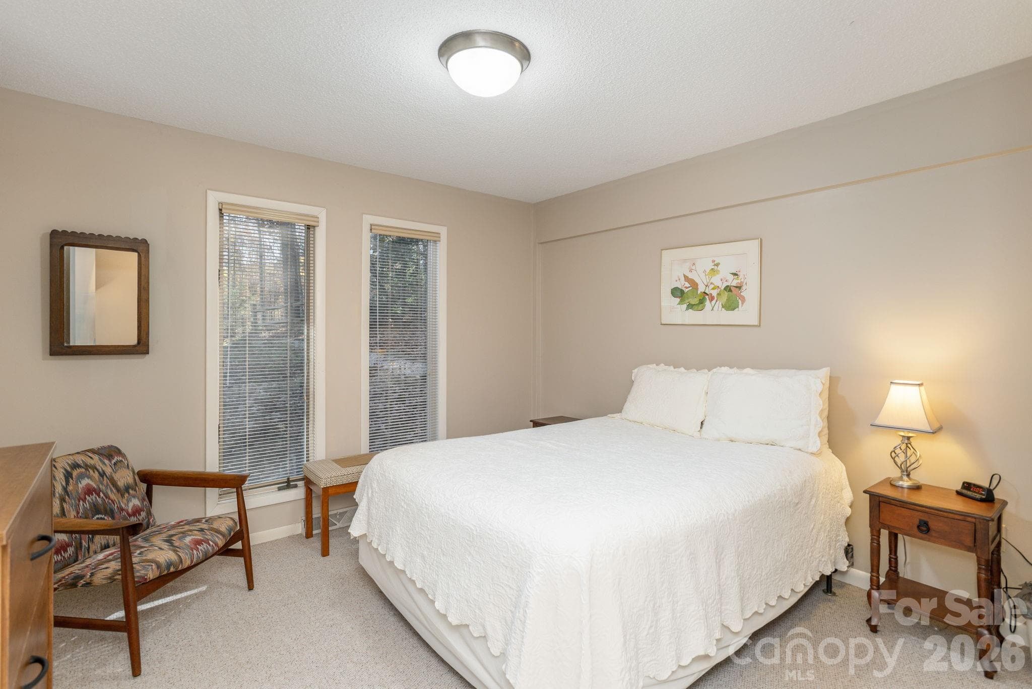 Office set up as Guest Bedroom - 250 Butternut Lane, Brevard