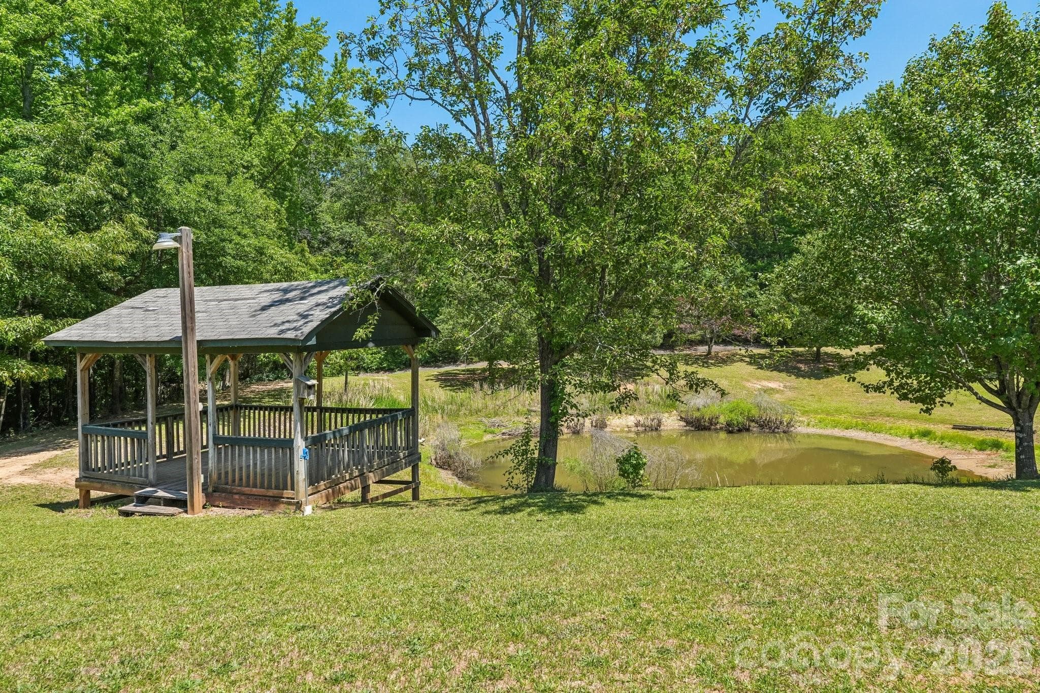 Gazebo with Pond - 160 Allison Road, Cowpens