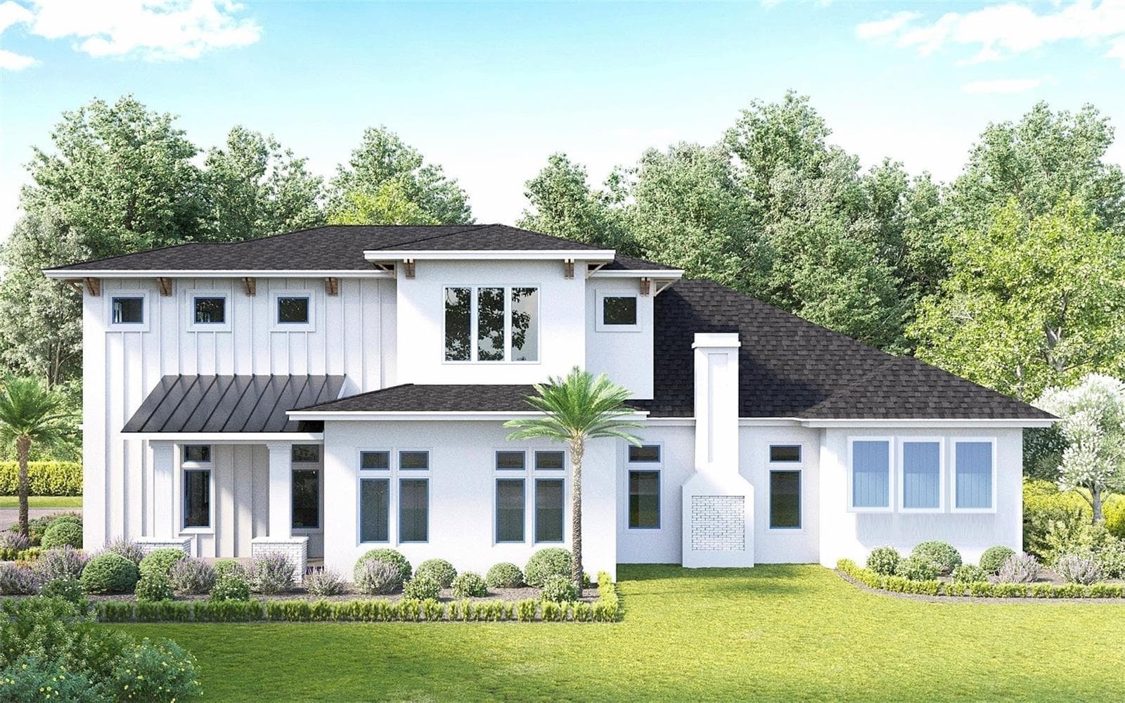 Lot 20 side rendering for inspiration - 938 ENCLAVE PL, WINTER PARK
