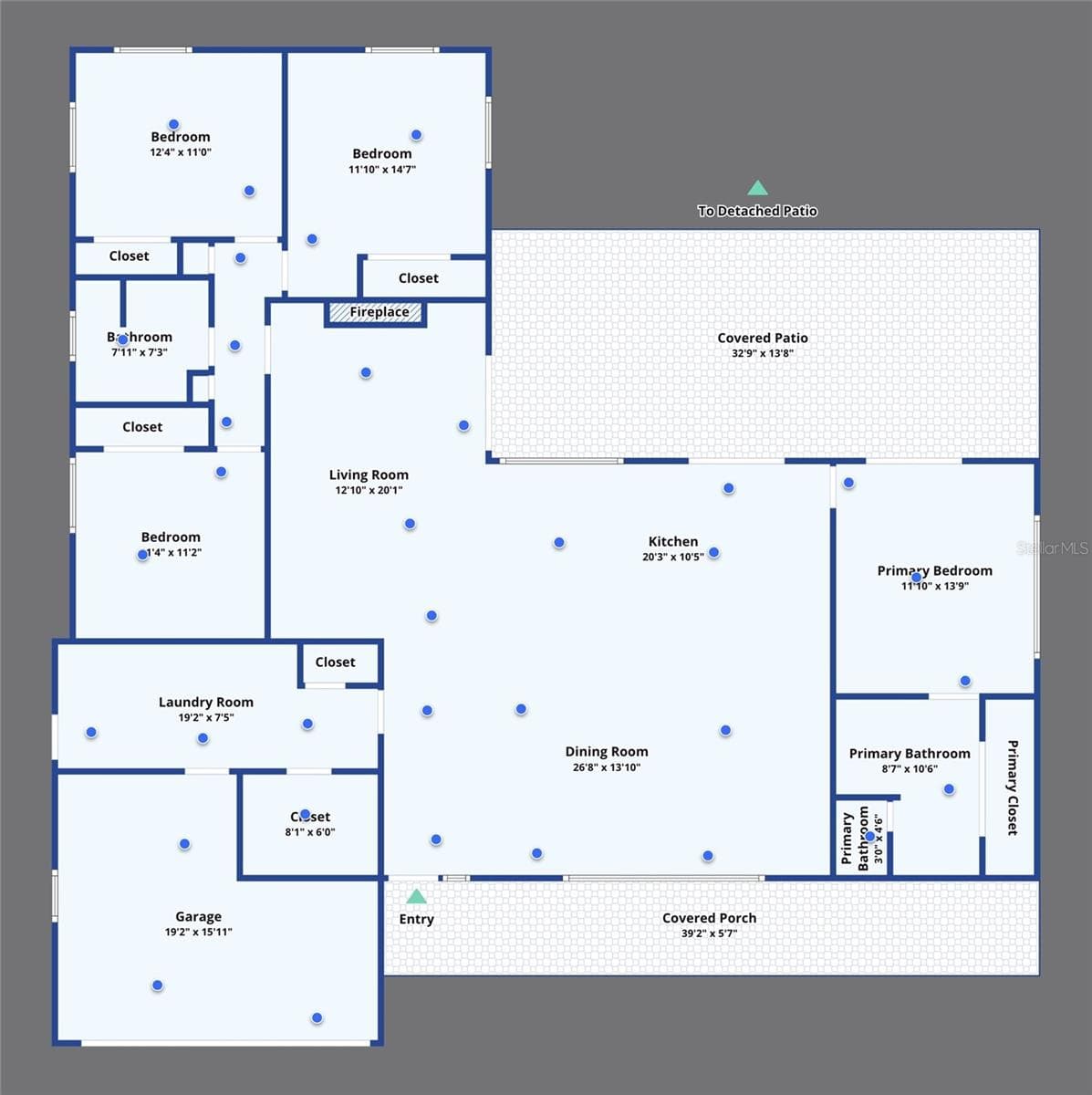 Floor plan - 6420 3RD PALM PT, ST PETE BEACH