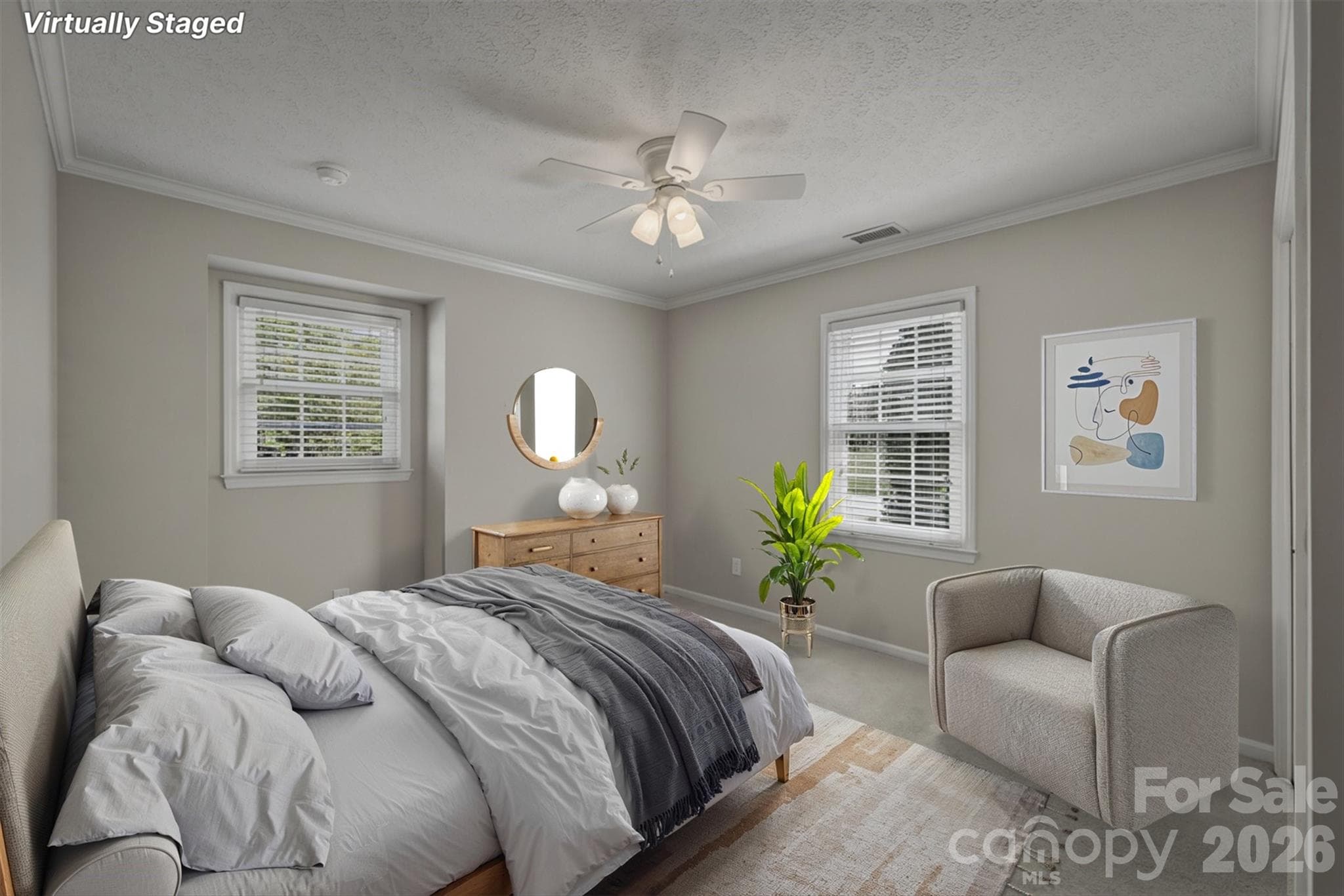 Bedroom 2 - Virtually Staged - Morganton