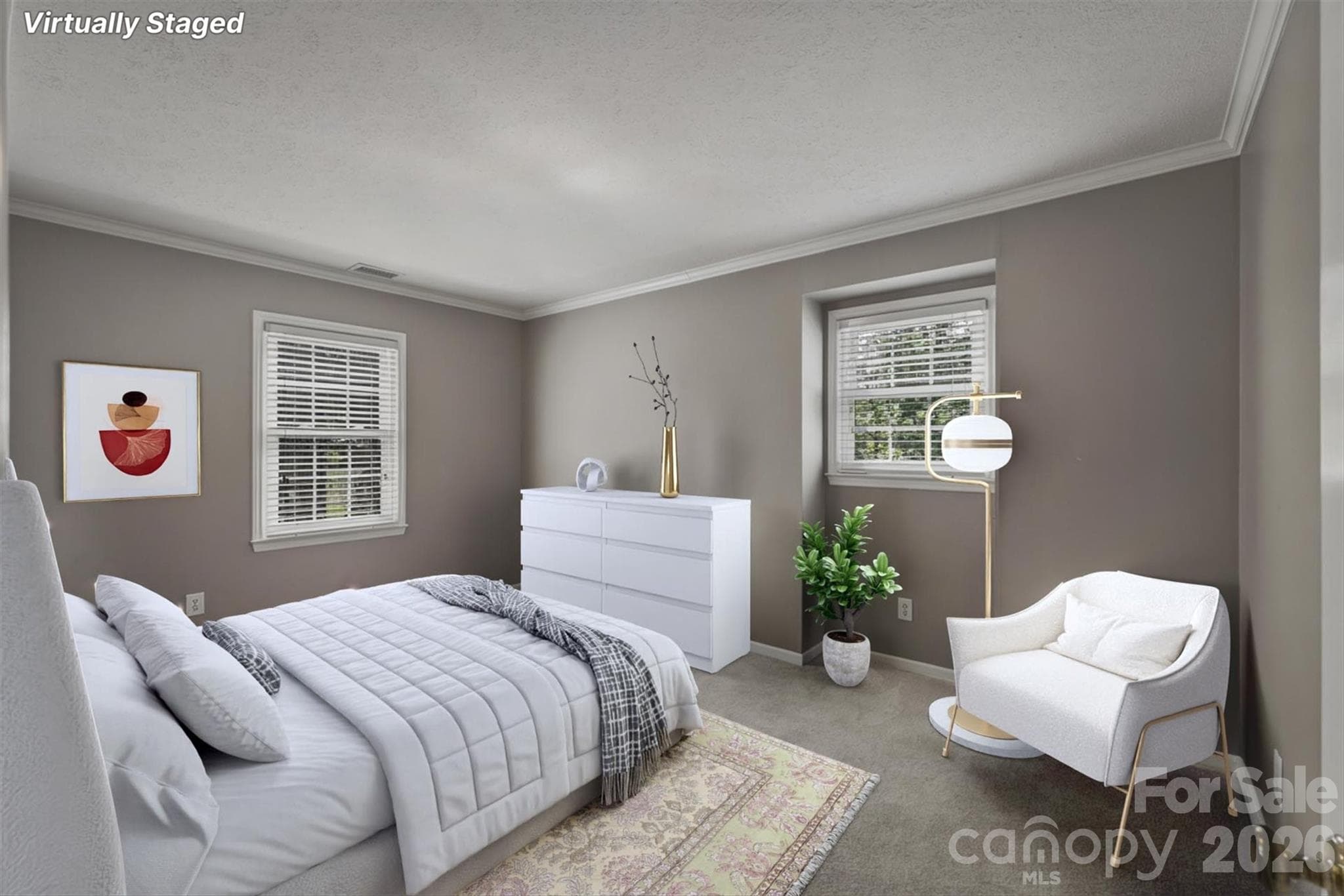 Bedroom 3 - Virtually Staged - Morganton