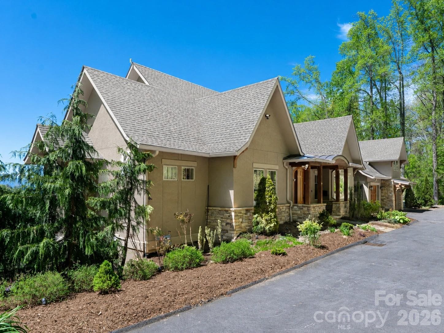 Reynolds Mountain beauty located on a private road with 3.5 acres at 3500 ft elevation - Asheville