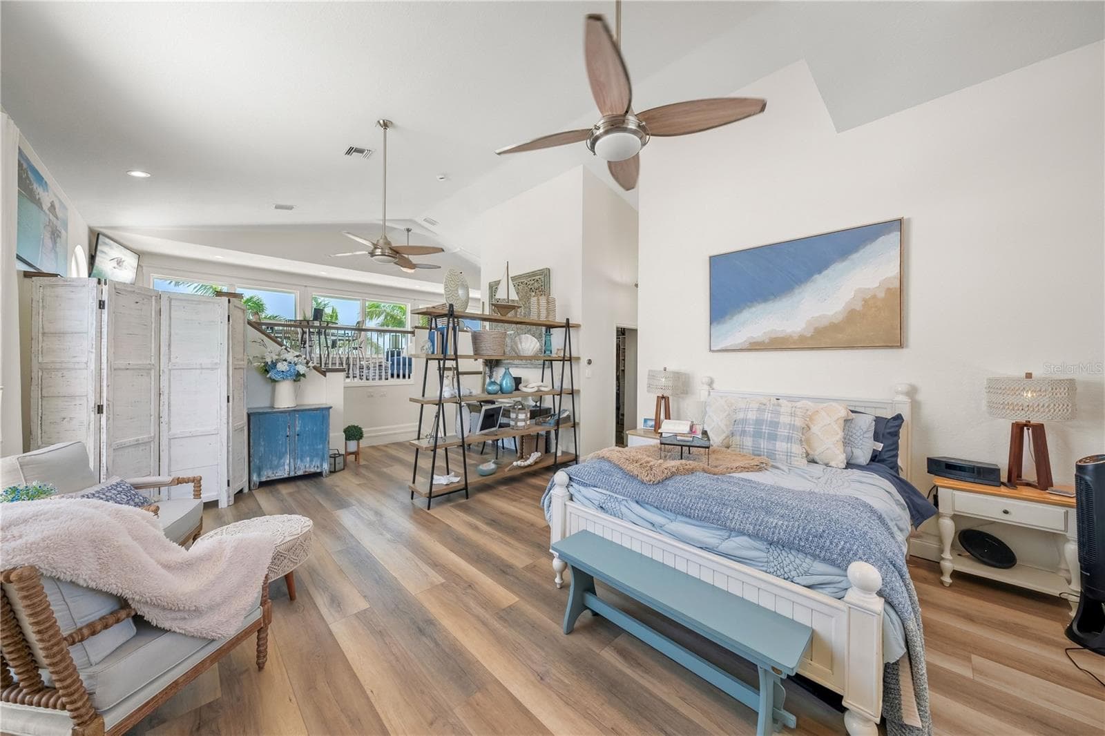 Primary bedroom on 2nd floor - 791 BROADWAY ST, LONGBOAT KEY