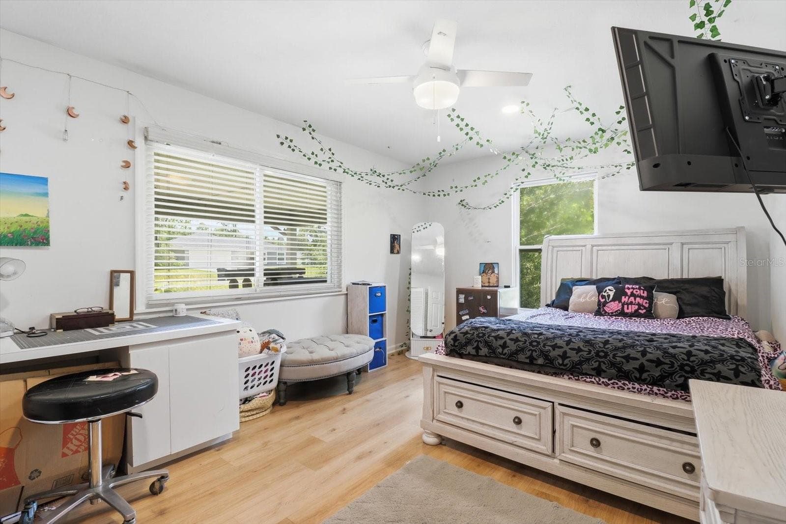 2nd Bedroom in the front of the house - 8720 N TROJAN DR, CITRUS SPRINGS