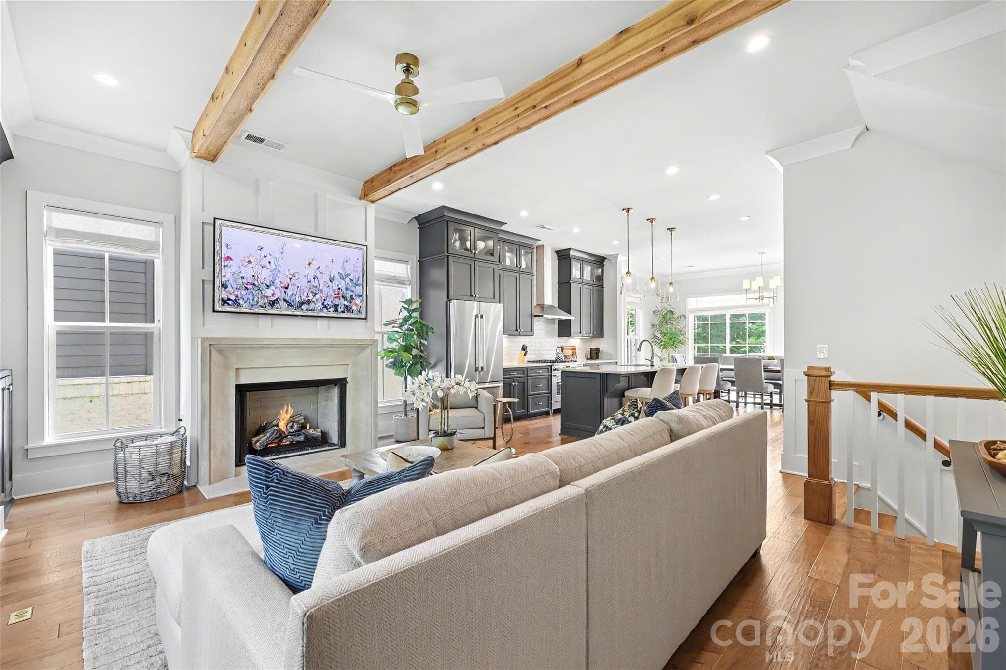 Open living spaces - 2123 Nolen Ridge Avenue, Charlotte