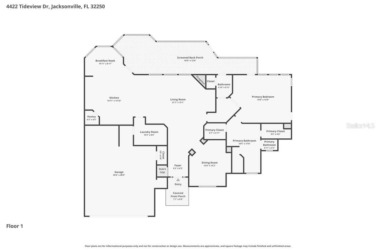 Single Family Residence at 4422 TIDEVIEW DR, JACKSONVILLE, photo 68 of 75