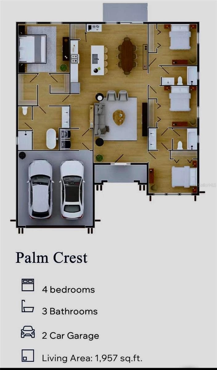 FLOOR PLAN - 804 E EPSOM CT, HERNANDO