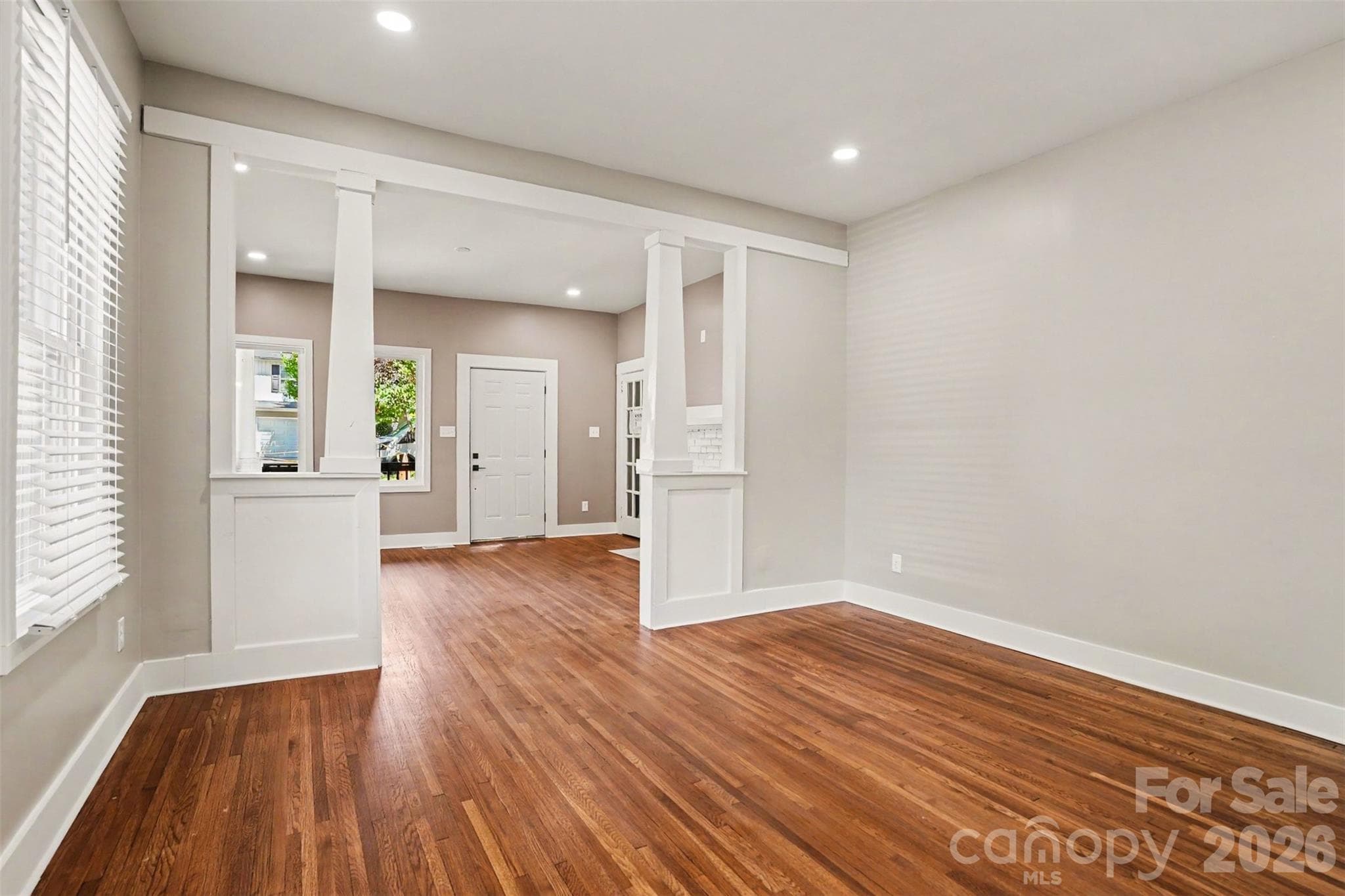 Dining Room with Original Refinished Hardwoods - Charlotte