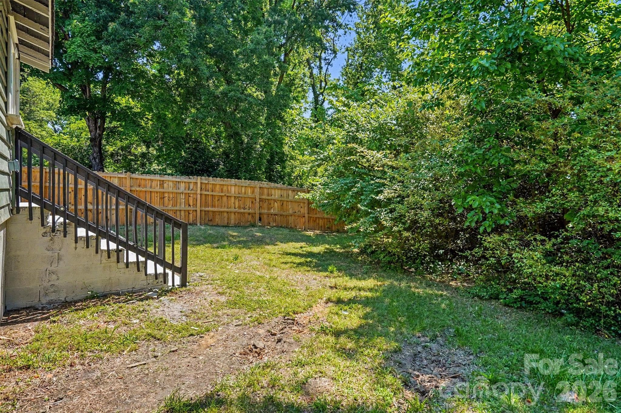 Fenced Backyard - 4118 Glory Street, Charlotte