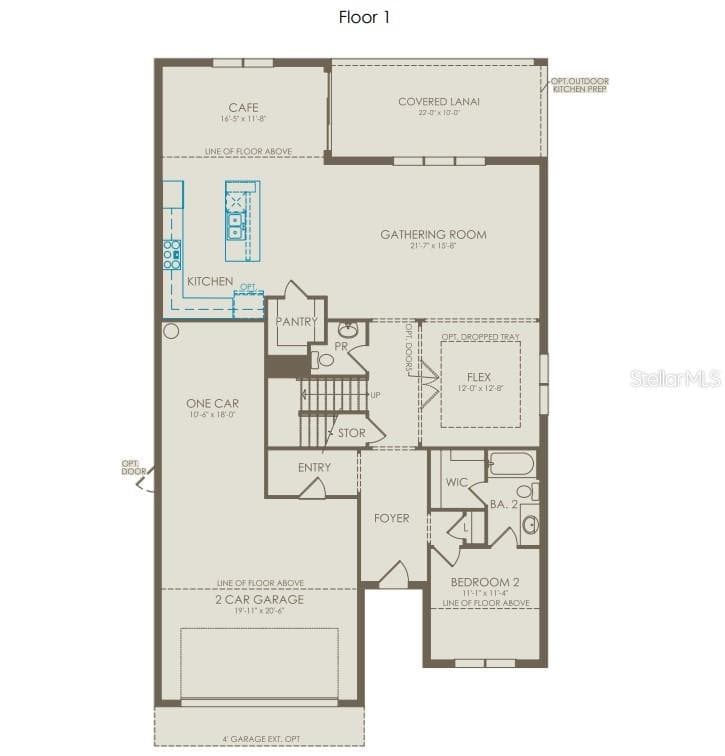 Floor Plan - Floor One - 5249 HANDSOME HILLS DRIVE, MOUNT DORA
