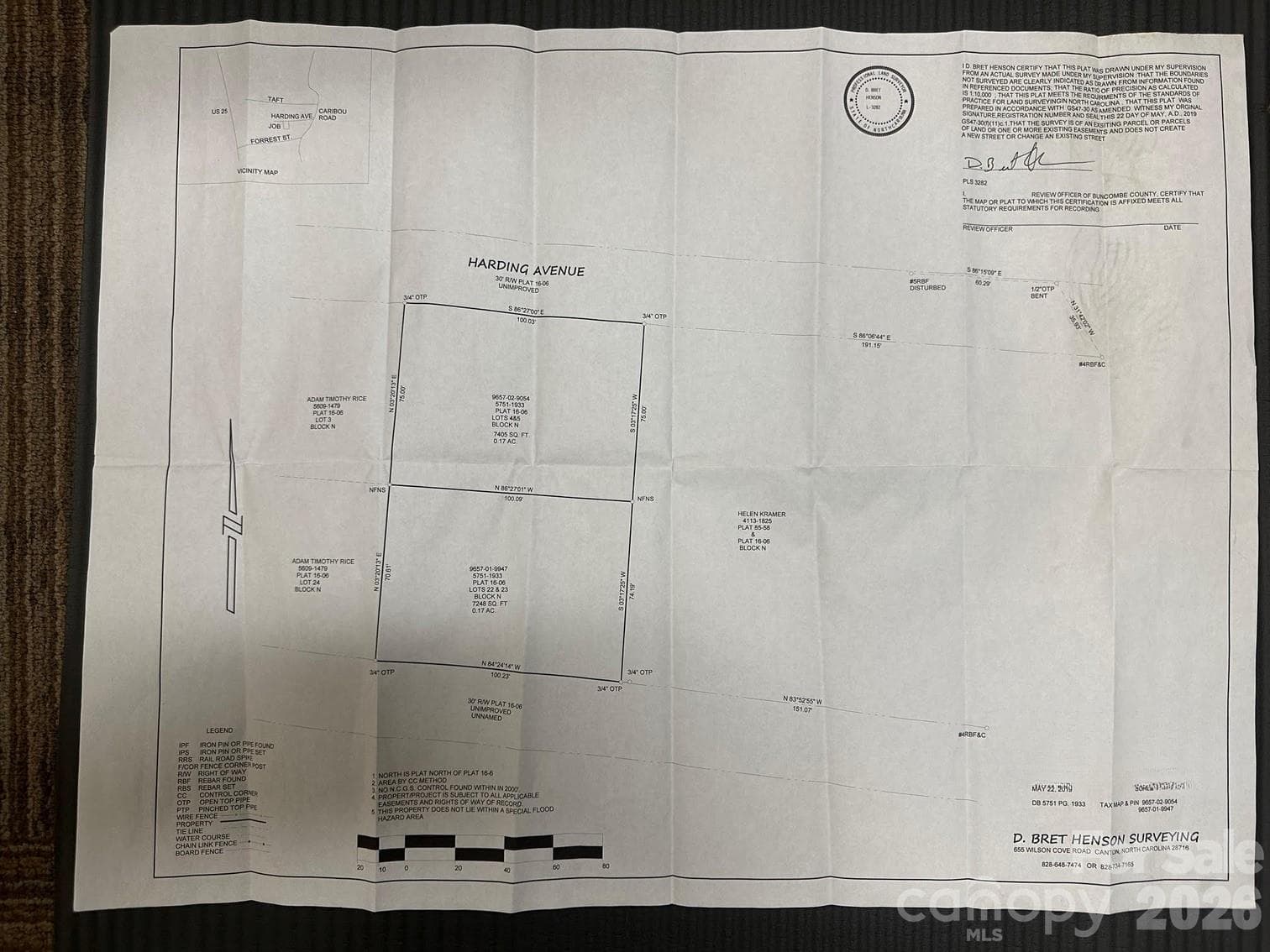 Survey Map - Asheville
