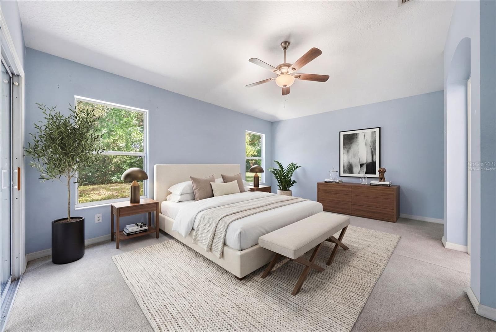 Primary Bedroom *Virtually Staged - 4962 RAINBOW TROUT RD, TAVARES