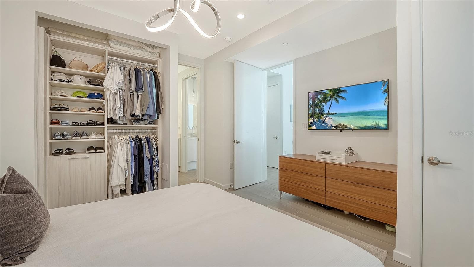 Amazing closet built ins provide ample storage for the new owners. - 1350 5TH STREET #106, SARASOTA