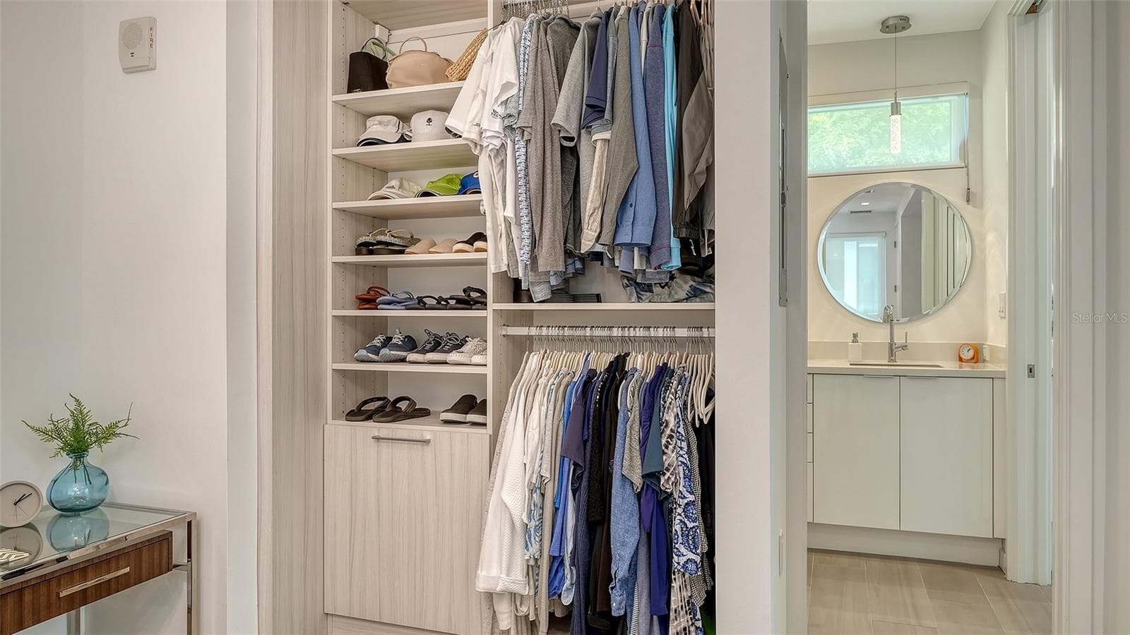 Amazing closet built ins provide ample storage for the new owners. - 1350 5TH STREET #106, SARASOTA