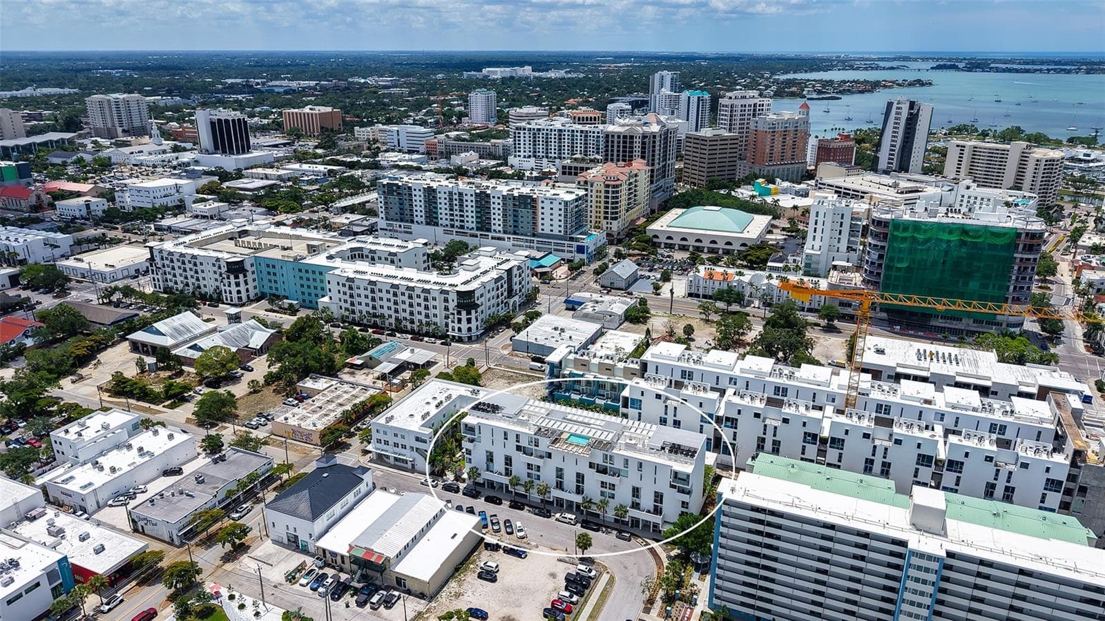 Modern one-bedroom, one-bath pied-a-terre residence designed for a connected, active urban lifestyle. - 1350 5TH STREET #106, SARASOTA