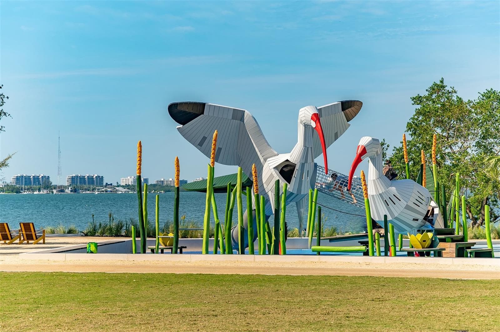 The public 53 acre sarasota bay park has a playground, kayak trails, walking trails, concessions and event centers. - 1350 5TH STREET #106, SARASOTA