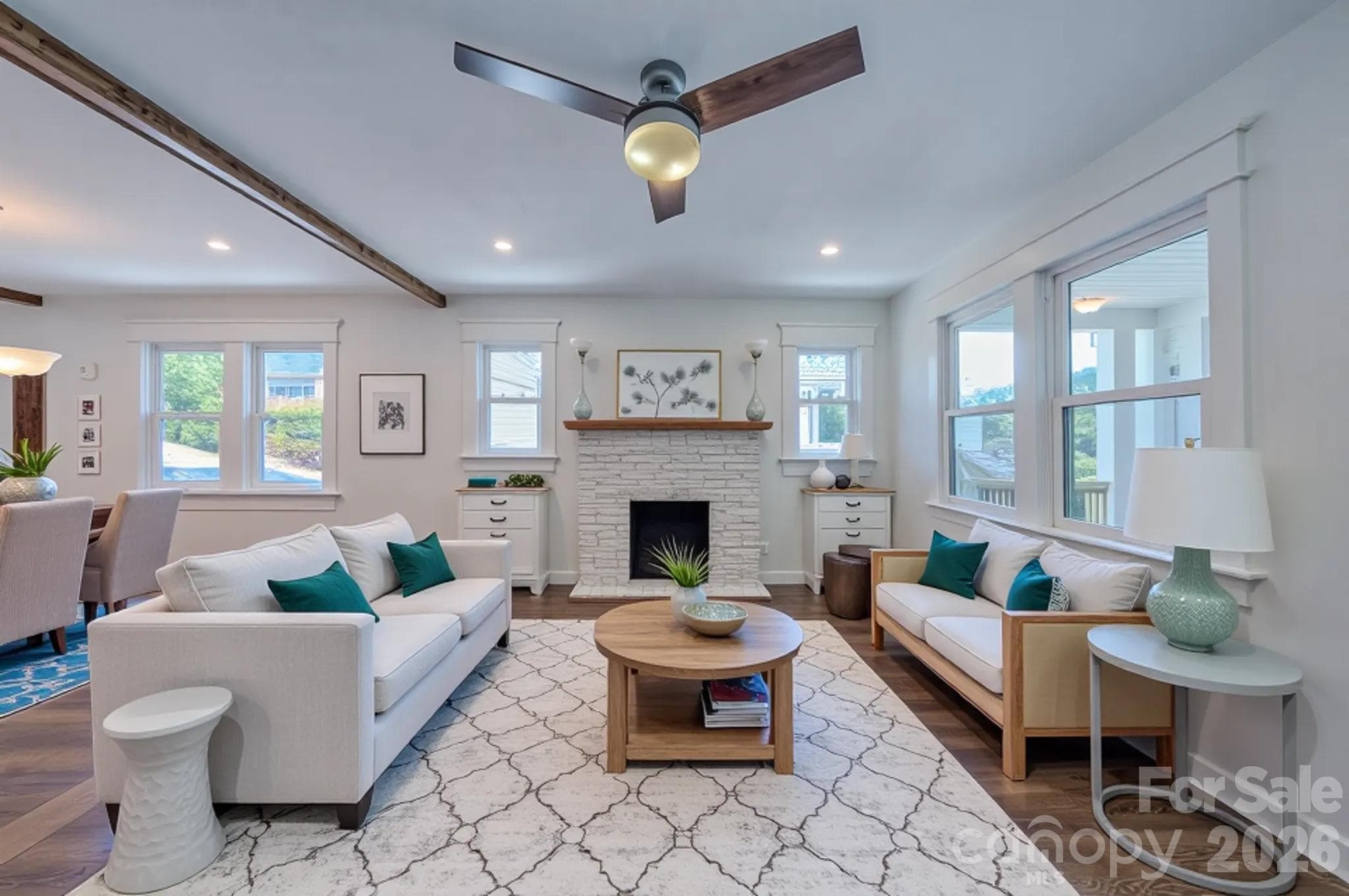 LIVING ROOM STAGED - Asheville