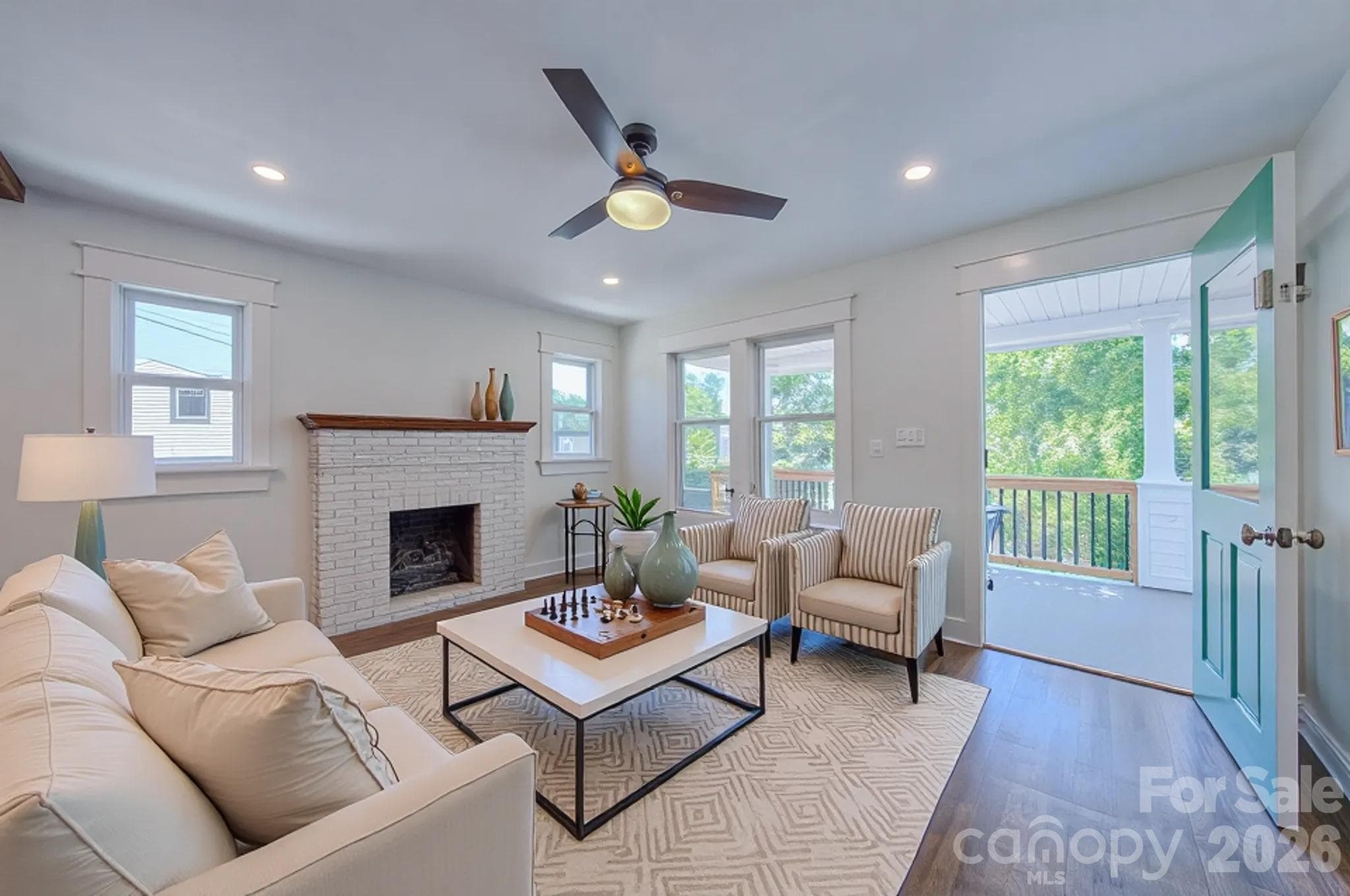 LIVING ROOM STAGED - Asheville