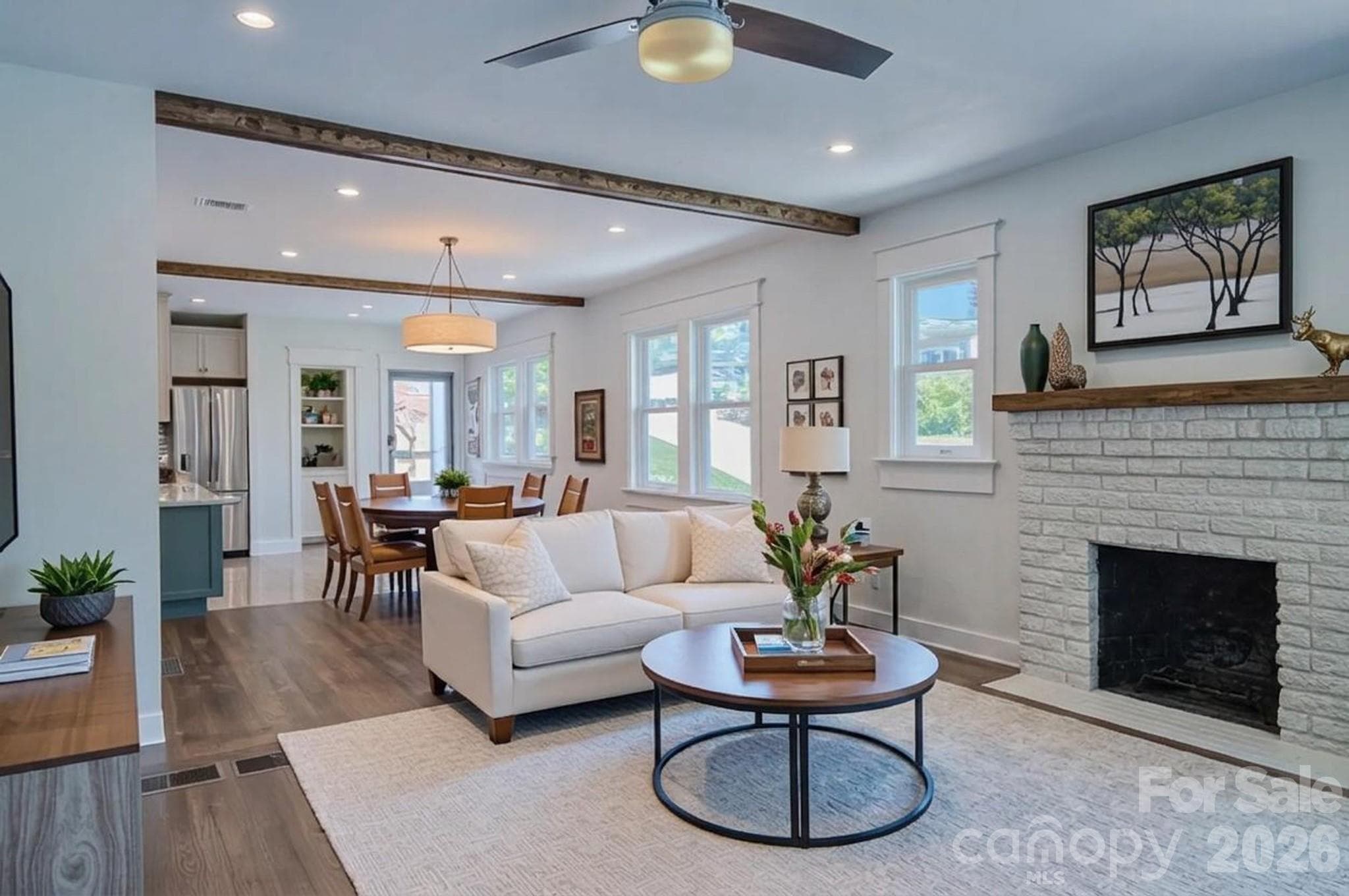 LIVING ROOM STAGED - Asheville