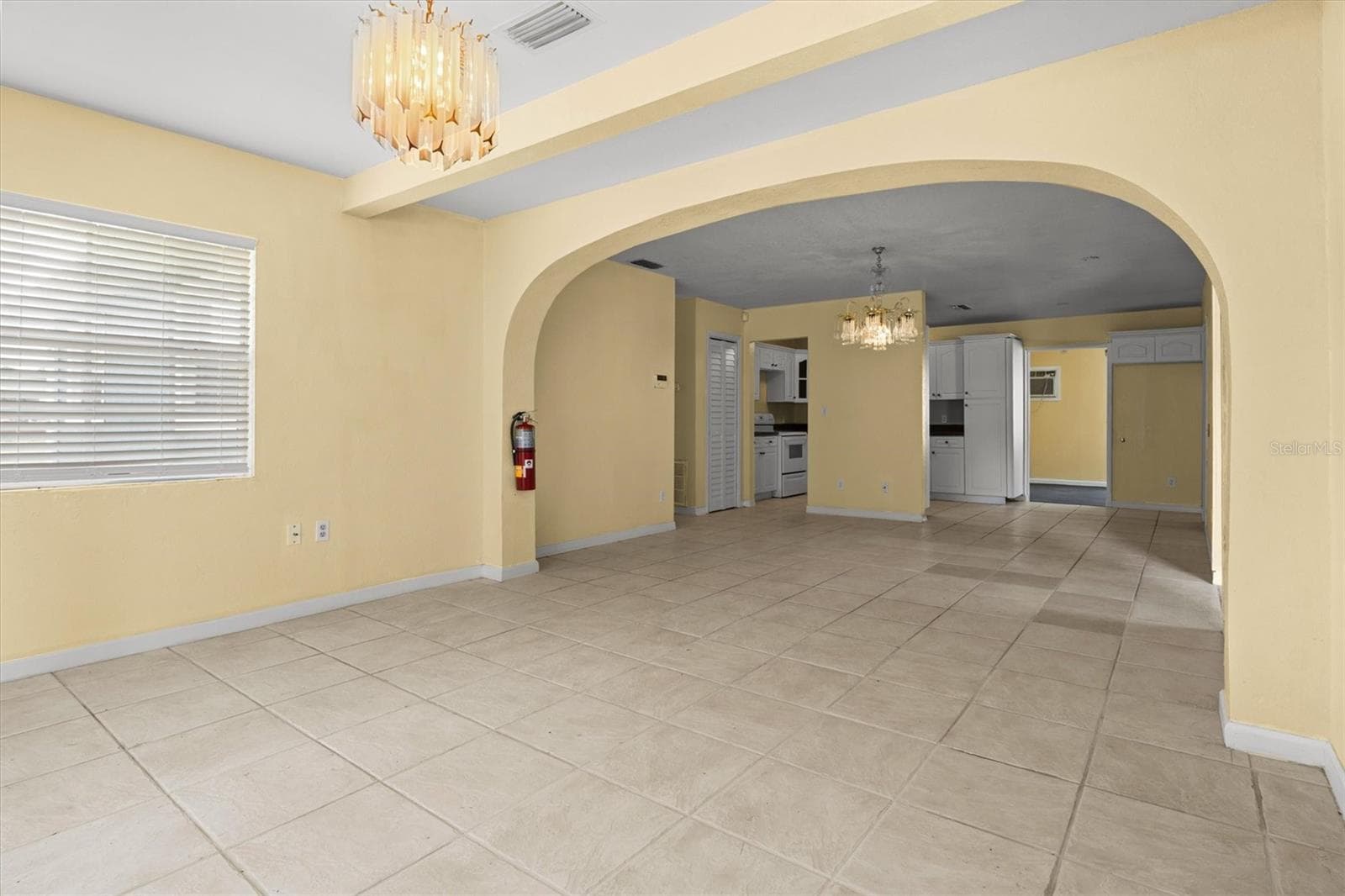 Another angle from the front door. Kitchen in the very back - 844 CHAMBERLAIN BLVD, WAUCHULA