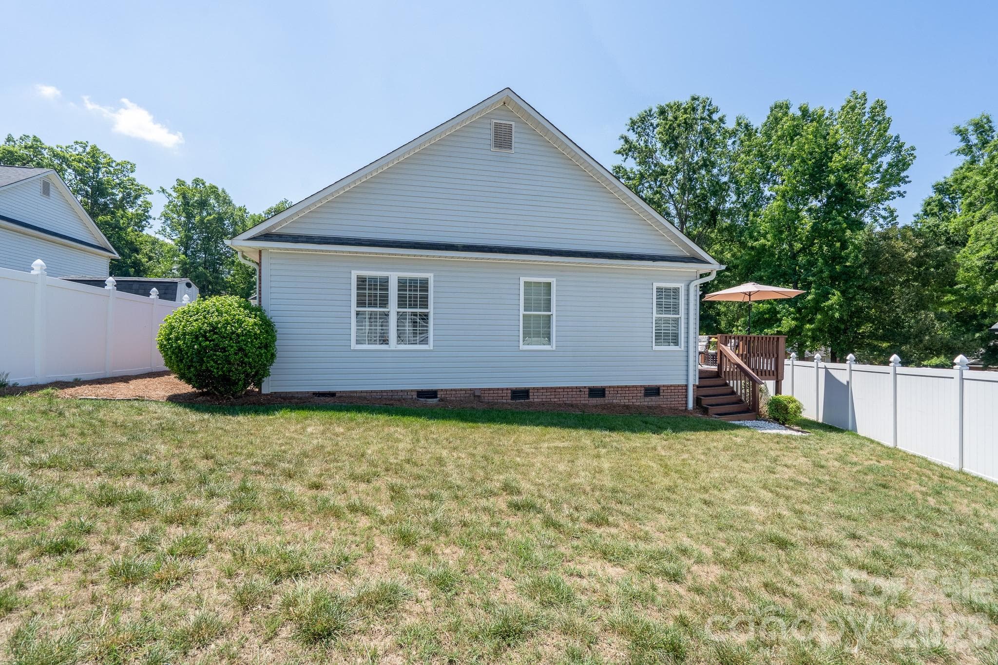 Fenced In Back Yard - 587 Marigold Drive, Kannapolis