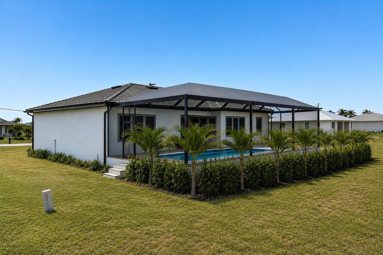 Virtual Rendering of Landscaping - 17315 CAPE HORN BLVD, PUNTA GORDA