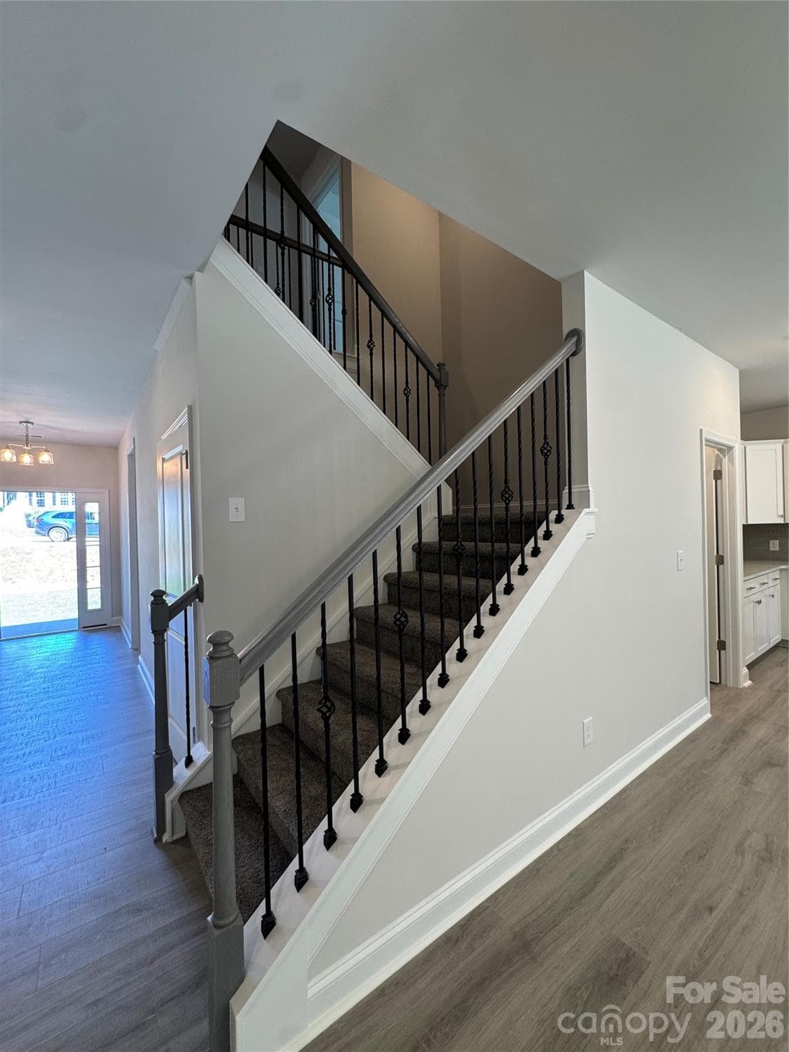 Open staircase - 1606 Autumn Lane, York