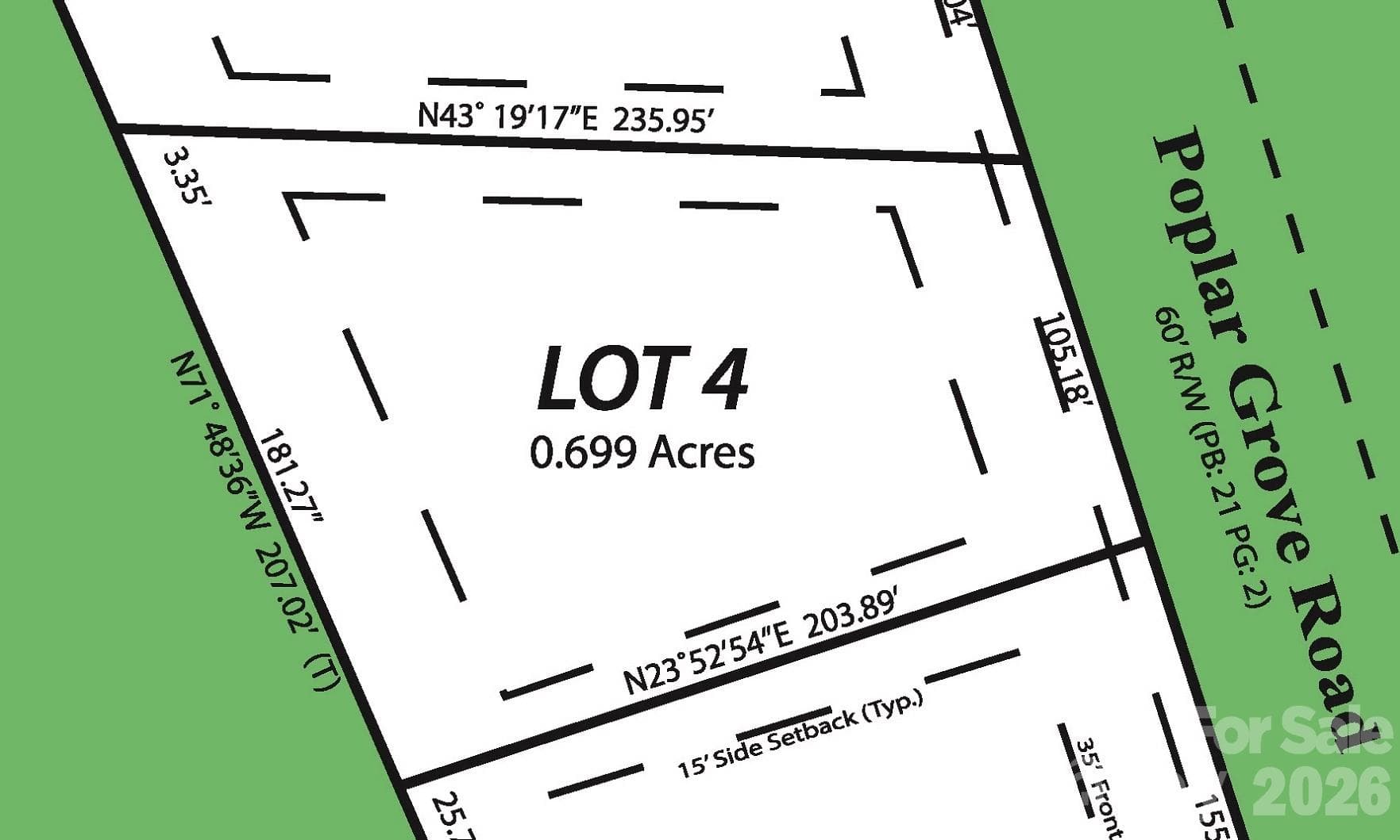 Building Envelope and Dimensions - Mooresville