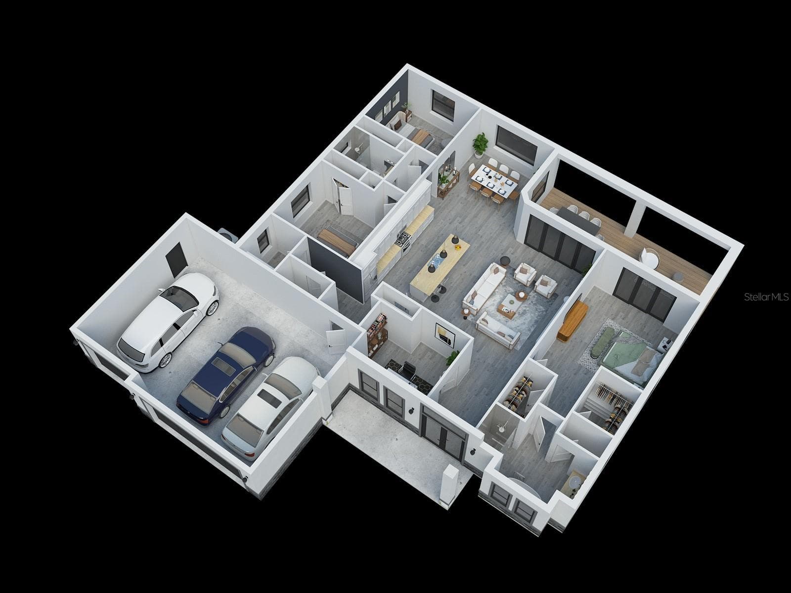 Proposed Project Rendering Layout - 835 ROTONDA CIR, ROTONDA WEST