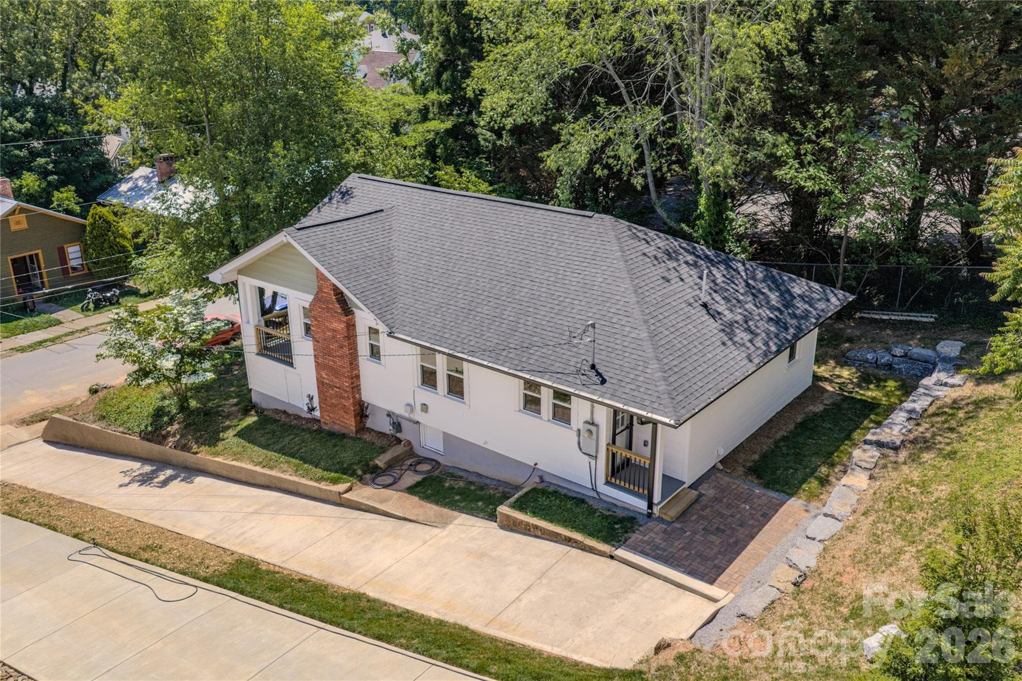 Rear Aerial - Asheville