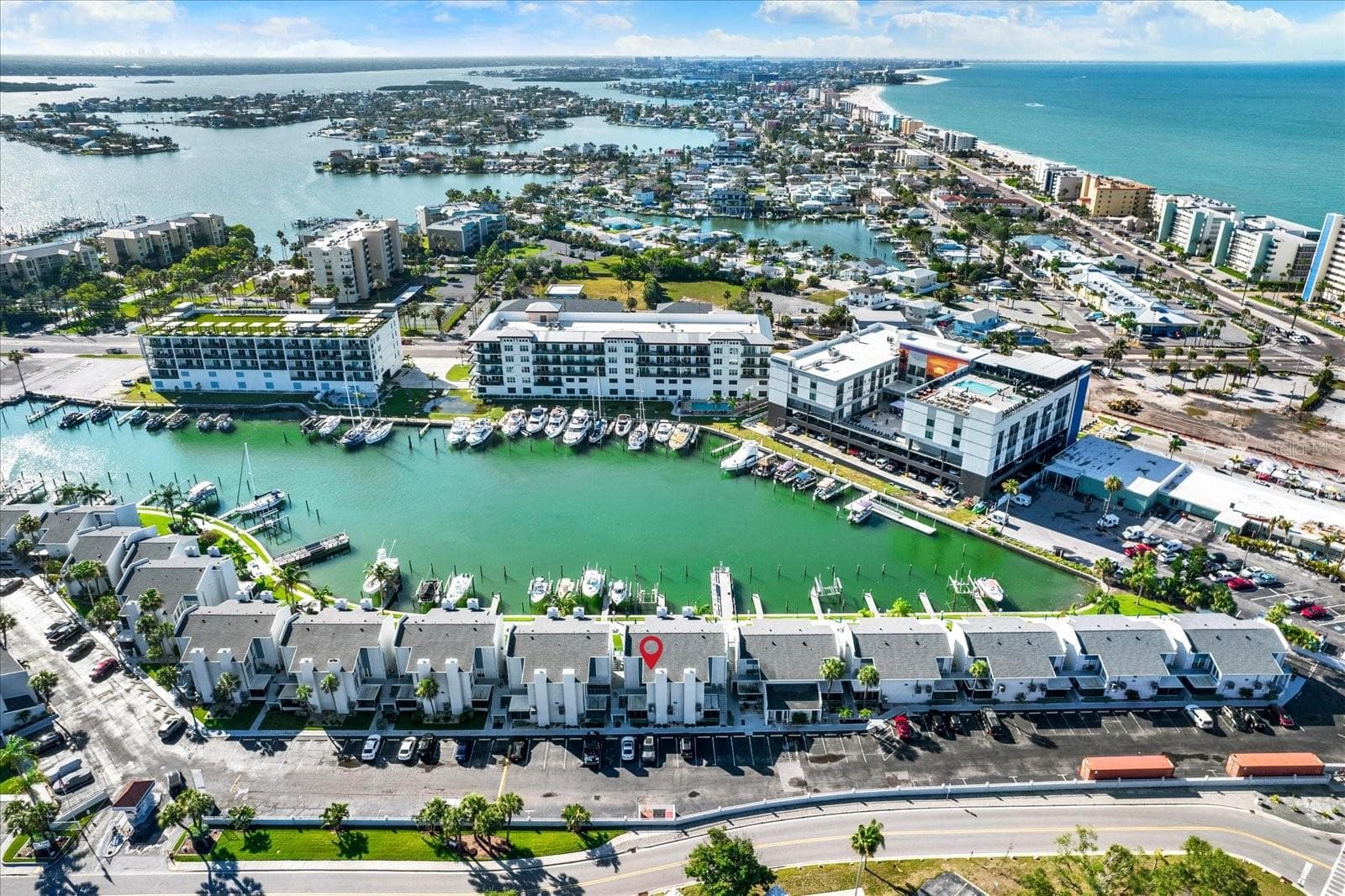 Aerial - 169 MEDALLION BLVD #E, MADEIRA BEACH