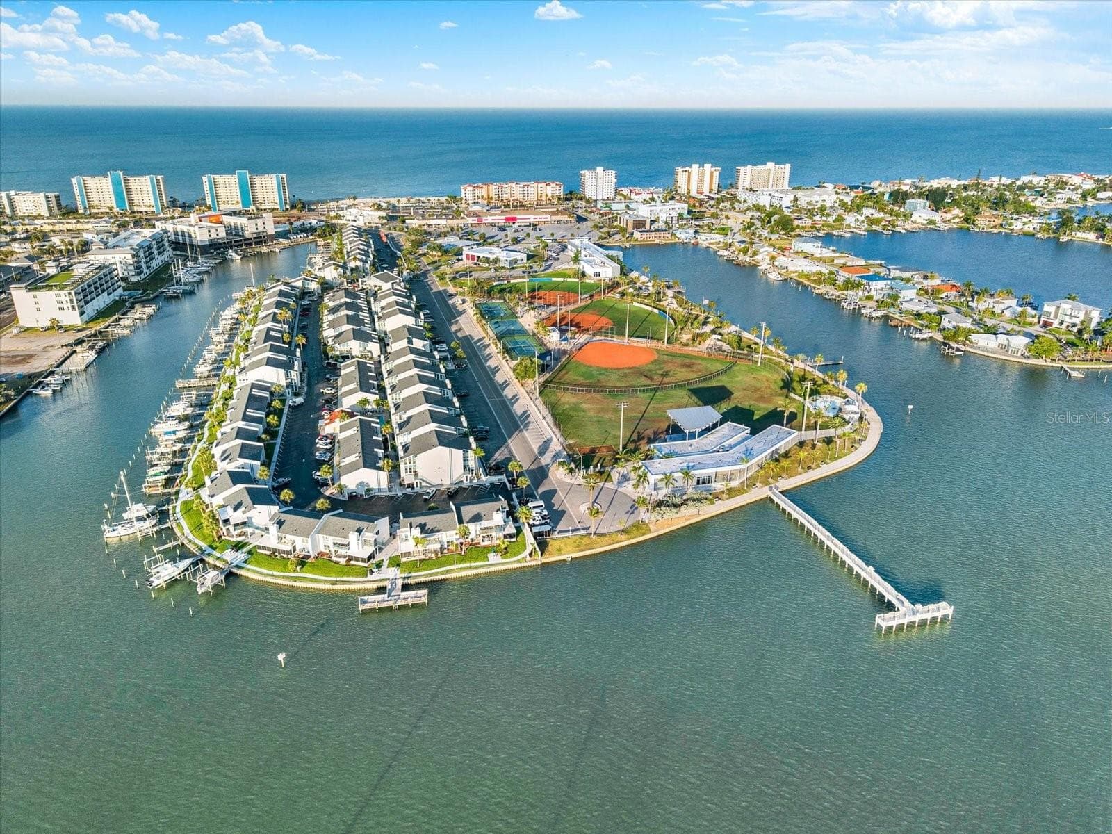 Aerial - 169 MEDALLION BLVD #E, MADEIRA BEACH