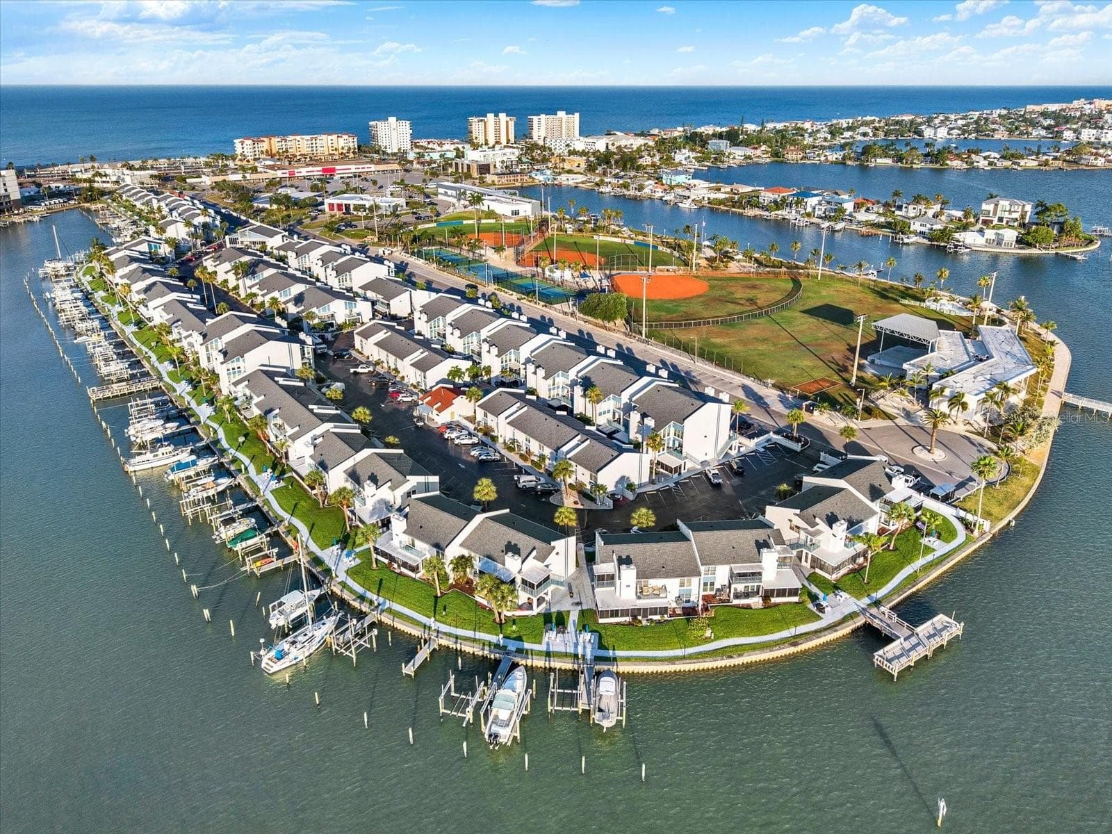 Aerial - 169 MEDALLION BLVD #E, MADEIRA BEACH