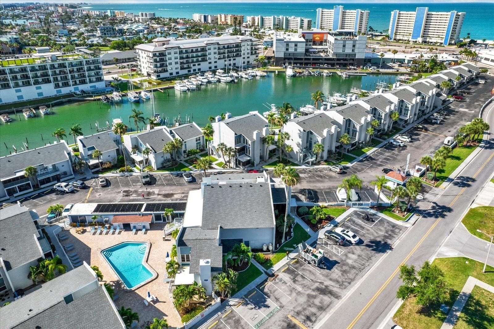 Aerial - 169 MEDALLION BLVD #E, MADEIRA BEACH
