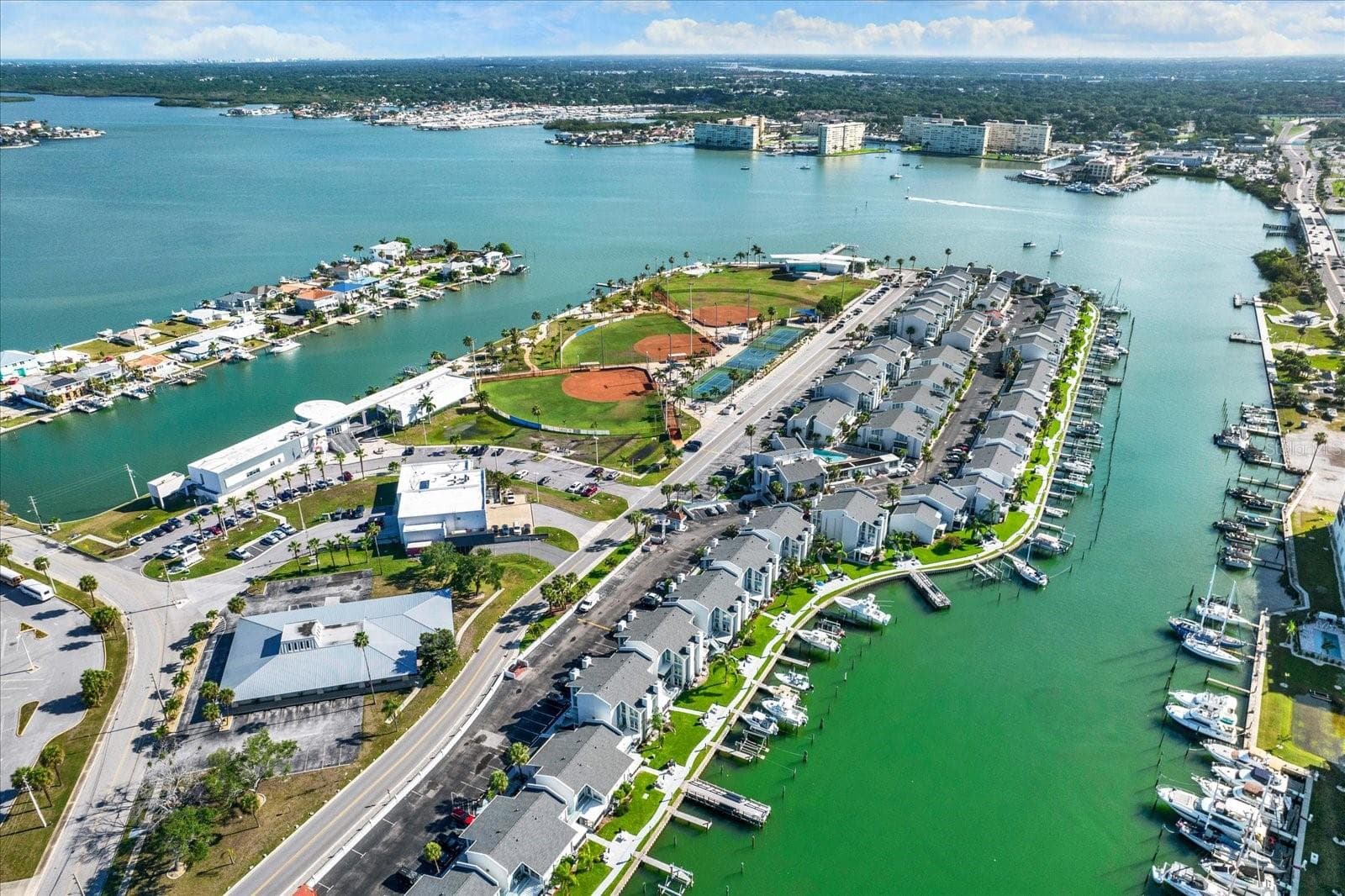 Aerial - 169 MEDALLION BLVD #E, MADEIRA BEACH