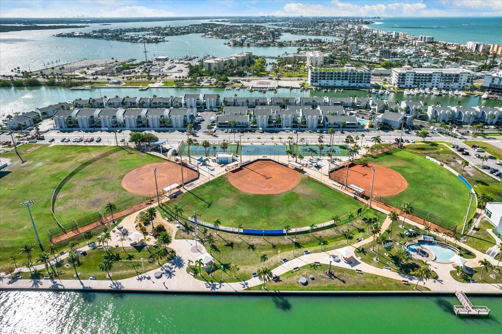 Aerial - 169 MEDALLION BLVD #E, MADEIRA BEACH