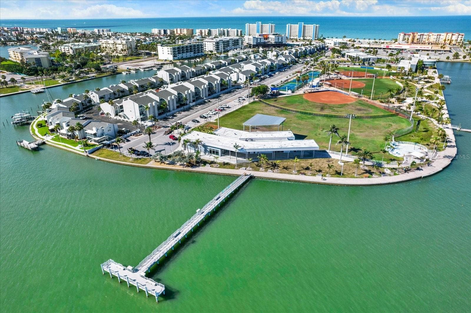 Aerial - 169 MEDALLION BLVD #E, MADEIRA BEACH