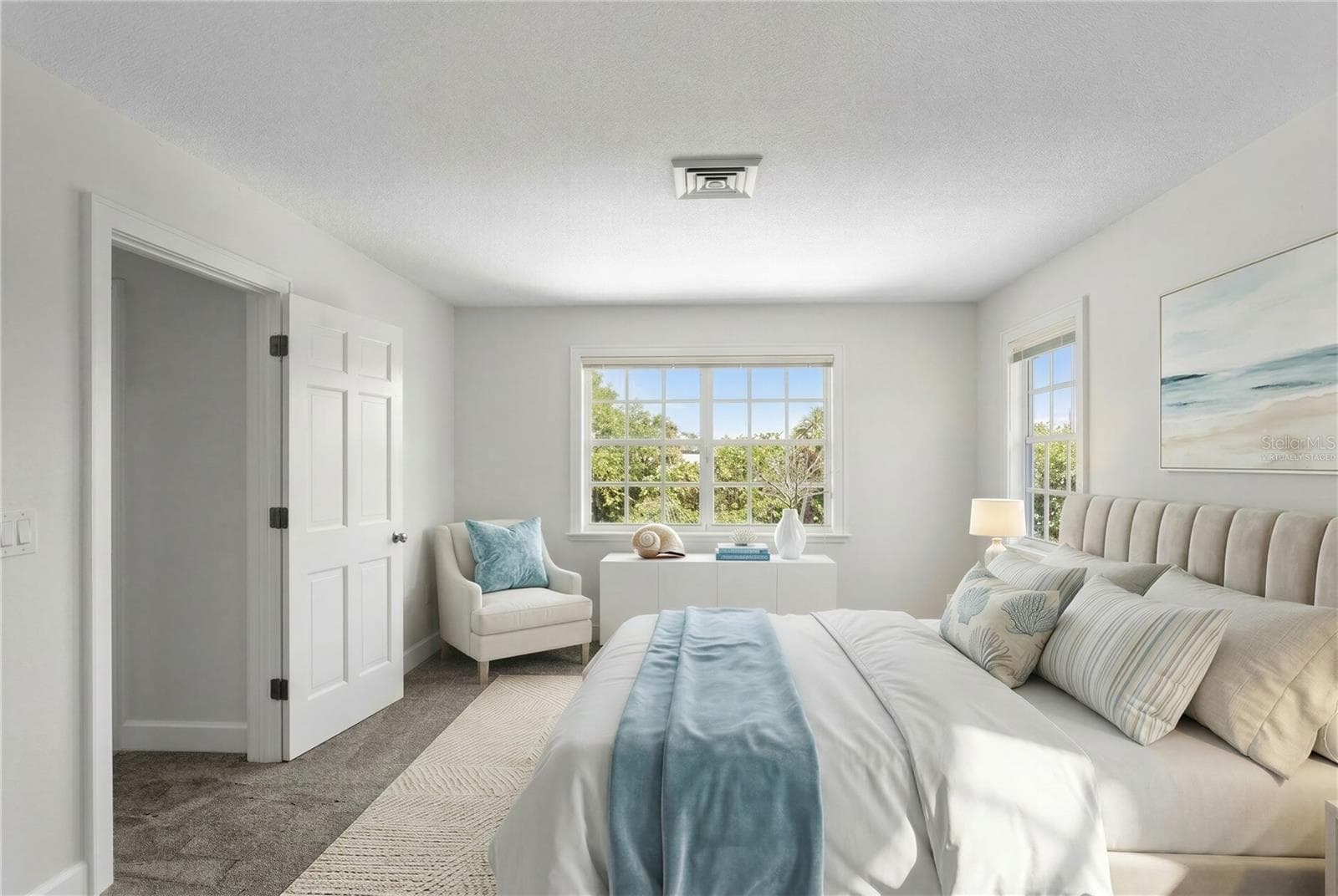 Virtually Staged Guest bedroom 3 - 5216 13TH ST, PALMETTO