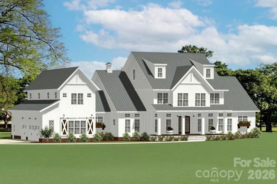 PROPOSED - Modern Farmhouse with Garage Shop - Waxhaw