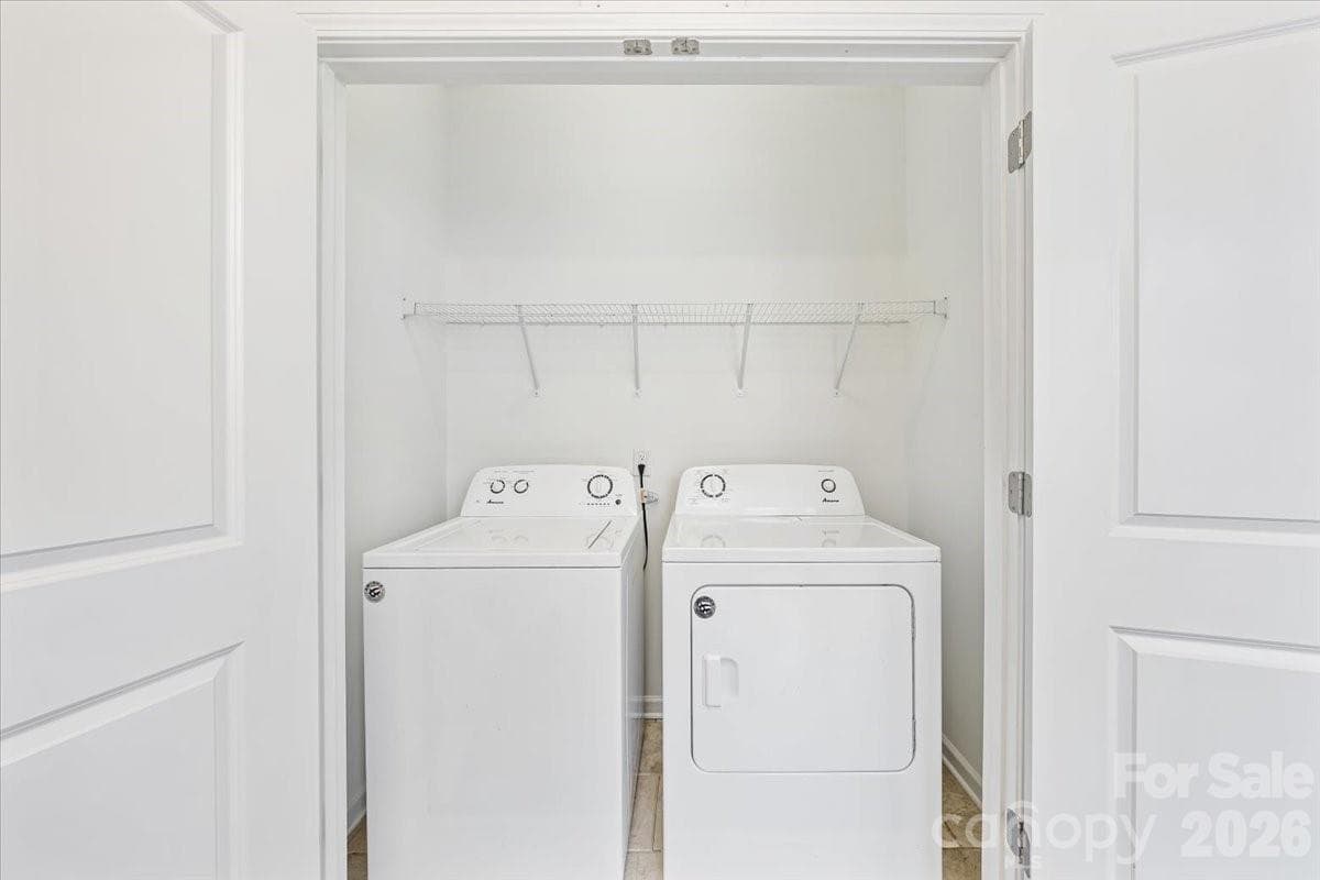 Laundry Closet - 108 Prairie View Court, Belmont