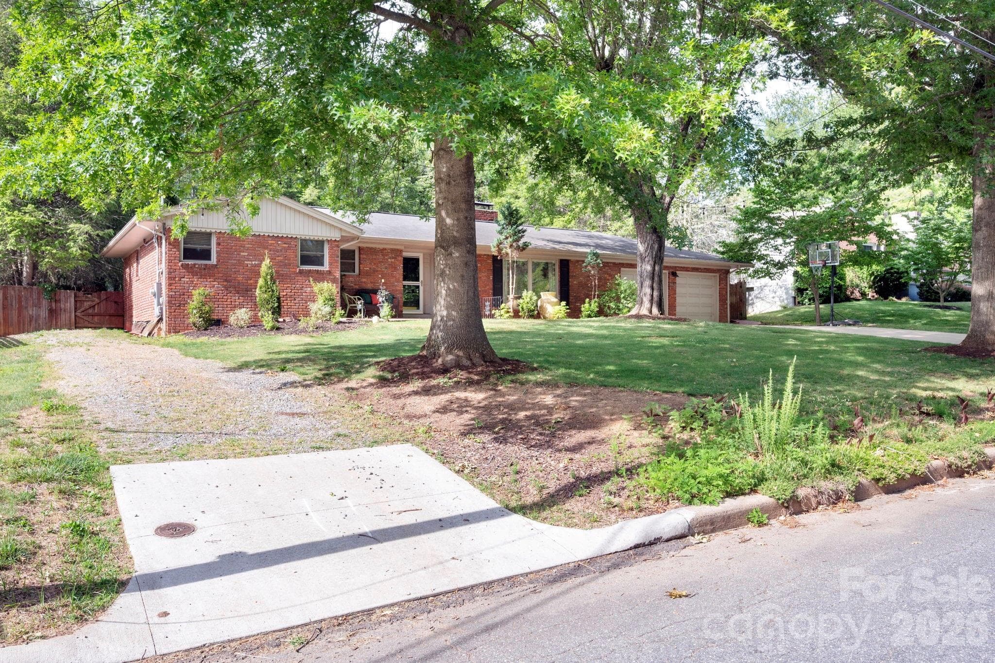 Second permitted driveway with potential access to back yard for future projects - 25 Bevlyn Drive, Asheville