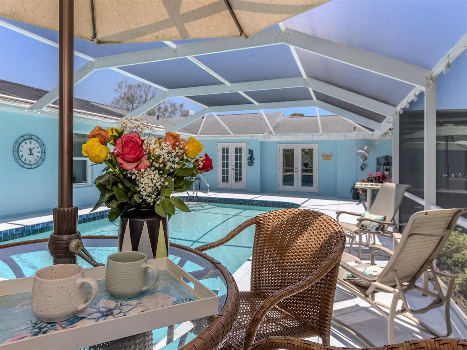 Pool area - 500 ALHAMBRA RD, VENICE