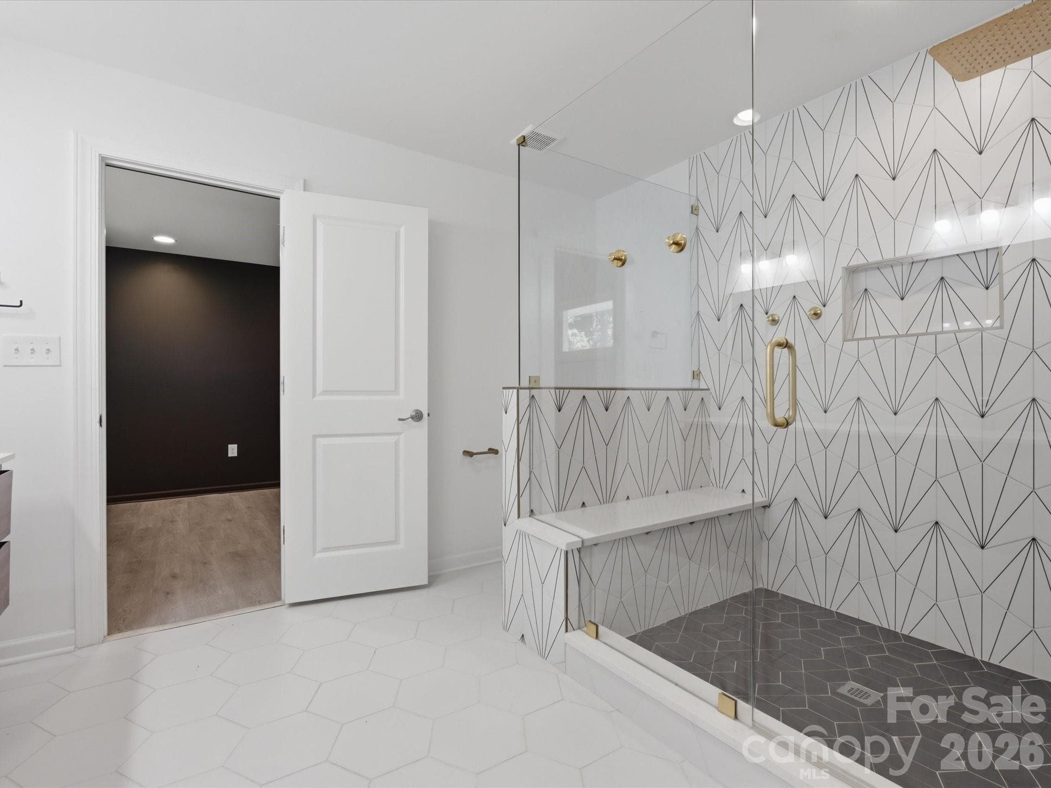 Primary Bathroom - 3633 Rosehaven Drive, Charlotte